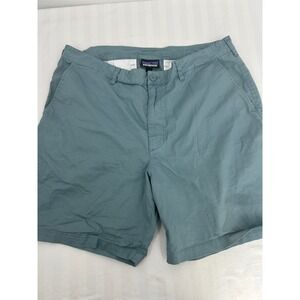 Patagonia Mens Ripstop Shorts Blue Grey Size 38 Outdoor Hiking Casual